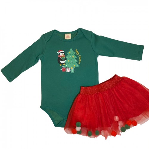Βρεφικό Χριστουγεννιάτικο Σετ-8212-xmas tutu
